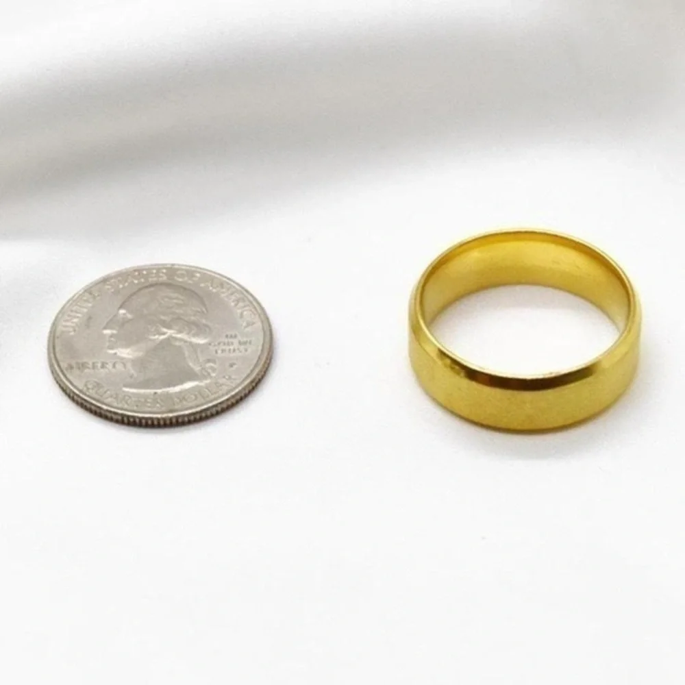 Steel Gold Ring
